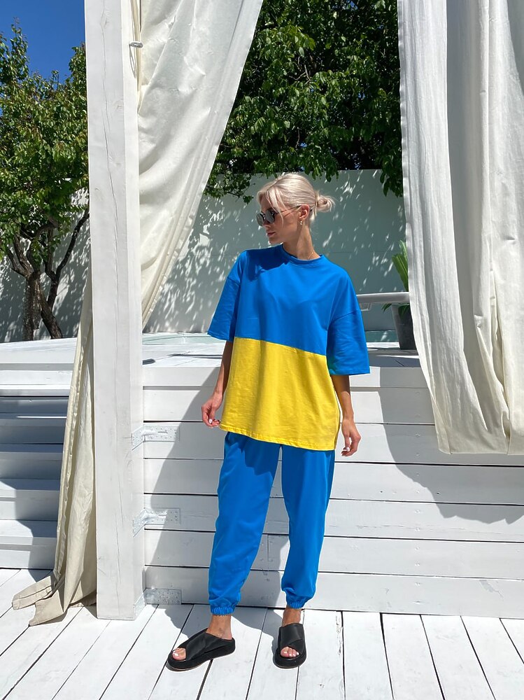 Брюки UKRAINE цвет синий