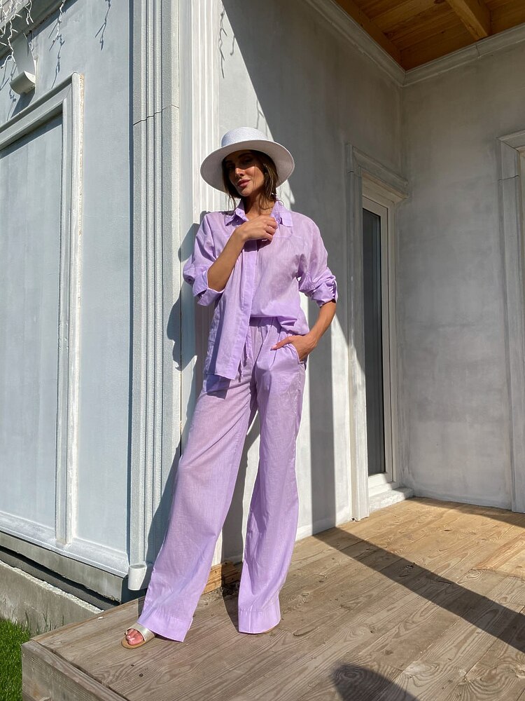 Suit CRUISE (three-piece) color lilac