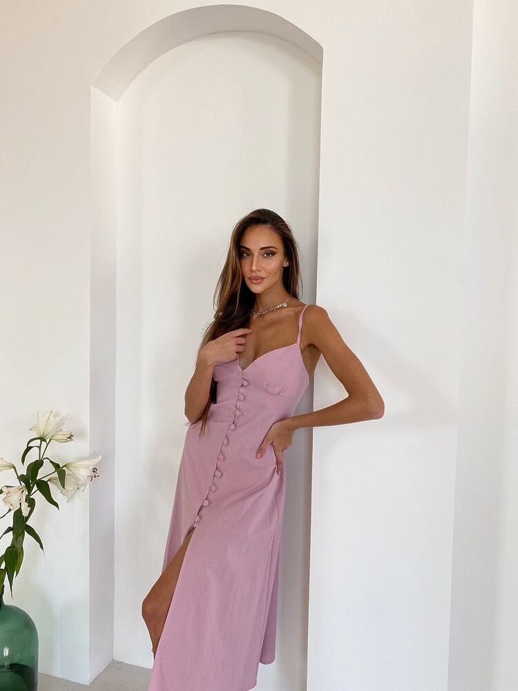 Сарафан MARINA цвет пудра